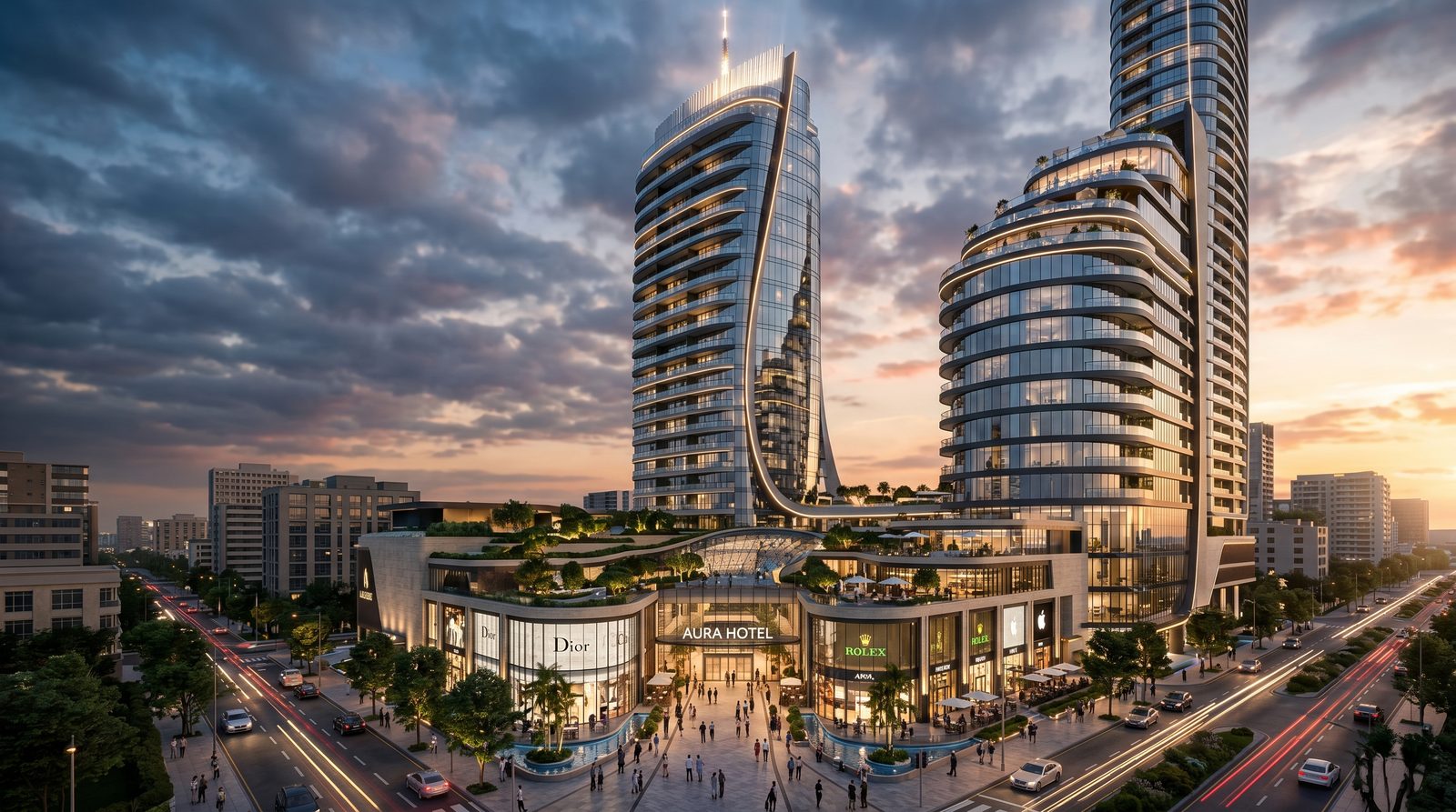 Mixed-Use Landmark
